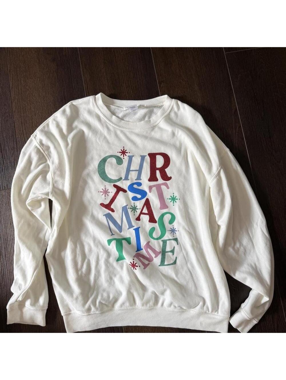 Altar'd State Women's White and Cream Sweatshirt